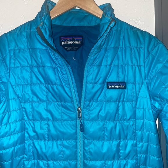 Teal xs Patagonia nano puff down jacket - Picture 2 of 4